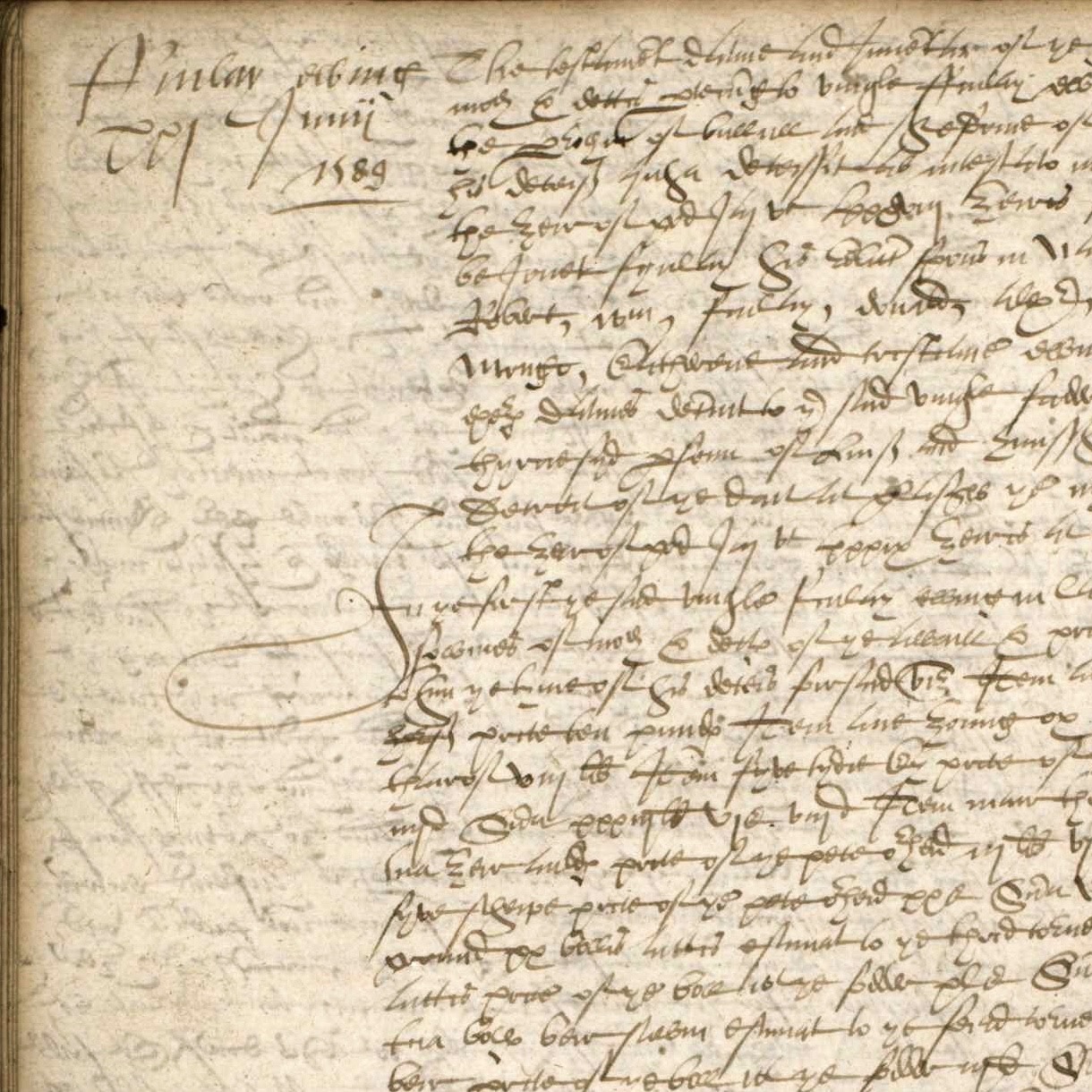 Testament of Finlay Ewing in Ladytoun, 1589