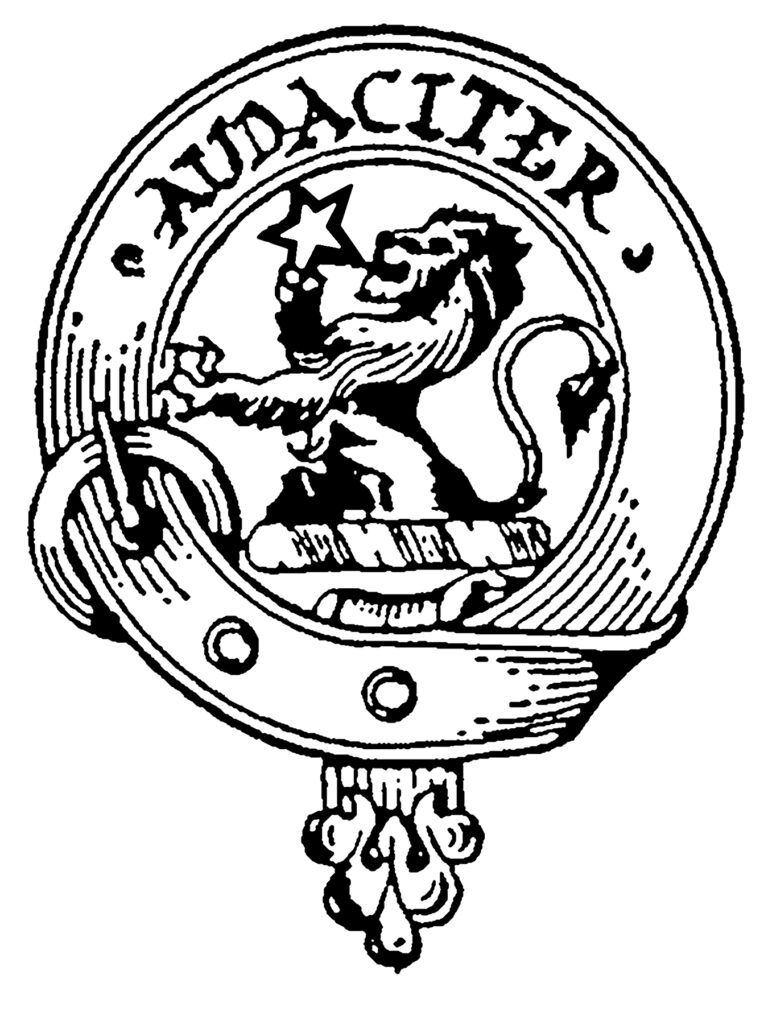 Crest badge of the Ewings of Keppoch