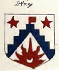 Ewing Arms from the Workman Armorial, 1566